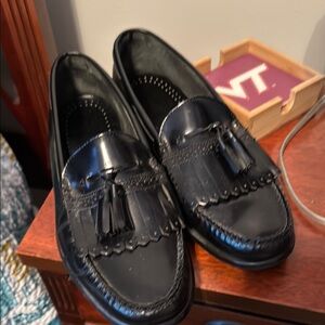 Classic Black Tassel Loafers